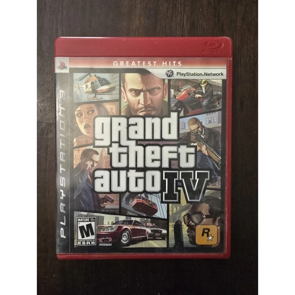 PS3 Grand‎ Theft Auto IV Playstation 3 Rated M Rockstar Games
